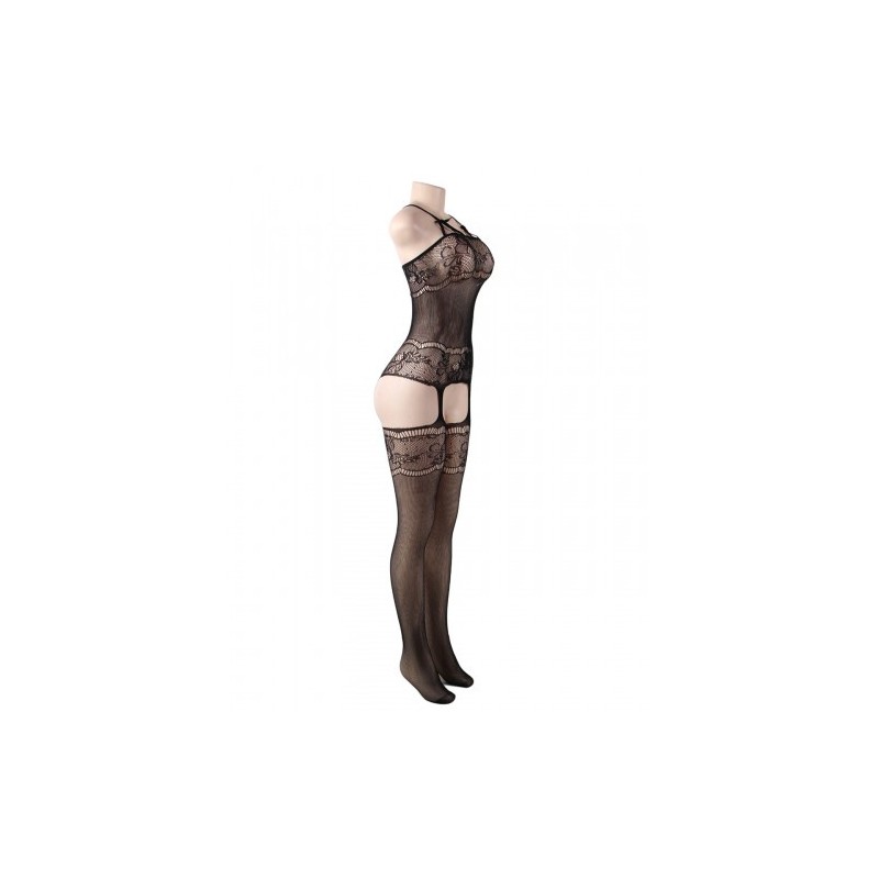 Fishnet One Piece Suspender Bodystocking