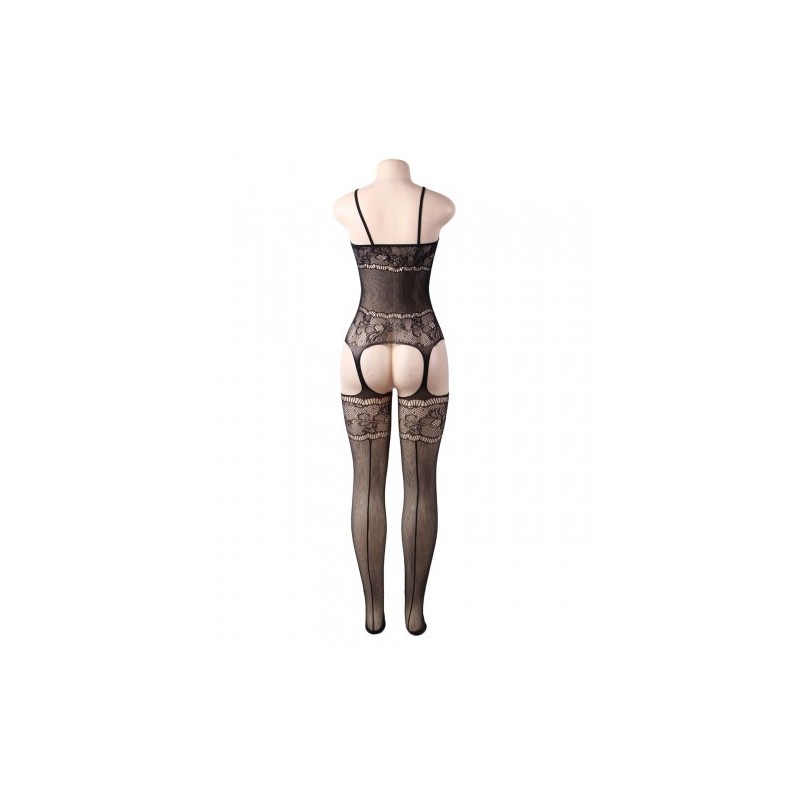 Fishnet One Piece Suspender Bodystocking