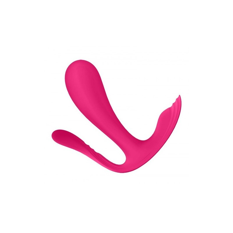 Κολπικός &amp Πρωκτικός Ροζ δονητής με App εφαρμογή Top Secret+ Plus Satisfyer