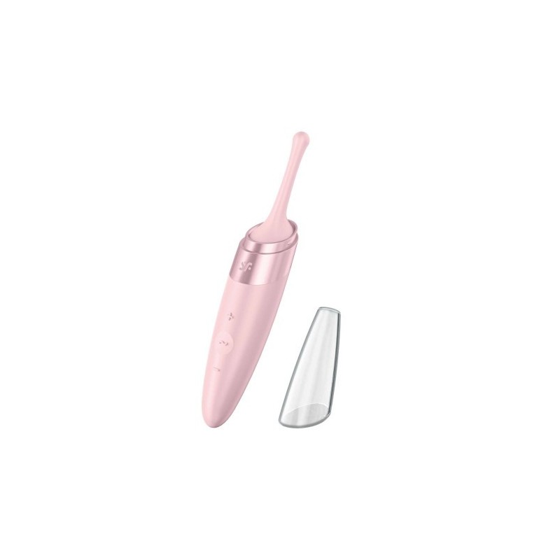Δονητής Κλειτορίδας με Κάλυμμα Satisfyer Twirling Delight ΡΟΖ