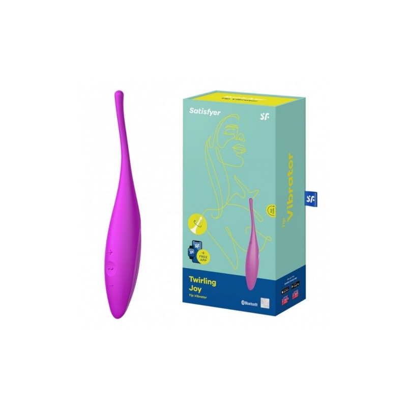 Δονητής Κλειτορίδας Satisfyer Twirling Joy ΦΟΥΞΙΑ