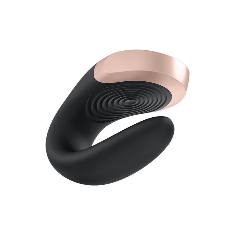 Δονητής ζευγαριών Satisfyer Double Love ΜΑΥΡΟ