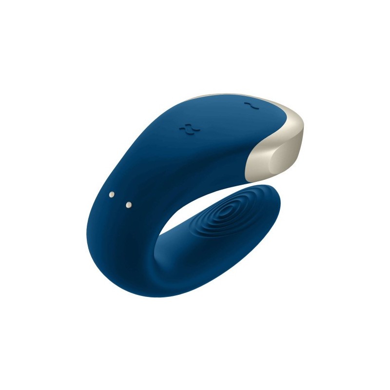Δονητής ζευγαριών Satisfyer Double Love ΜΠΛΕ