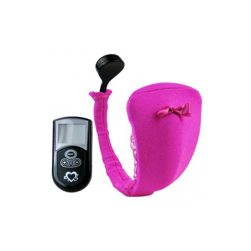 Αμαρτωλό μυστικό στρινγκ με δόνηση και ασύρματο τηλεχειριστήριο