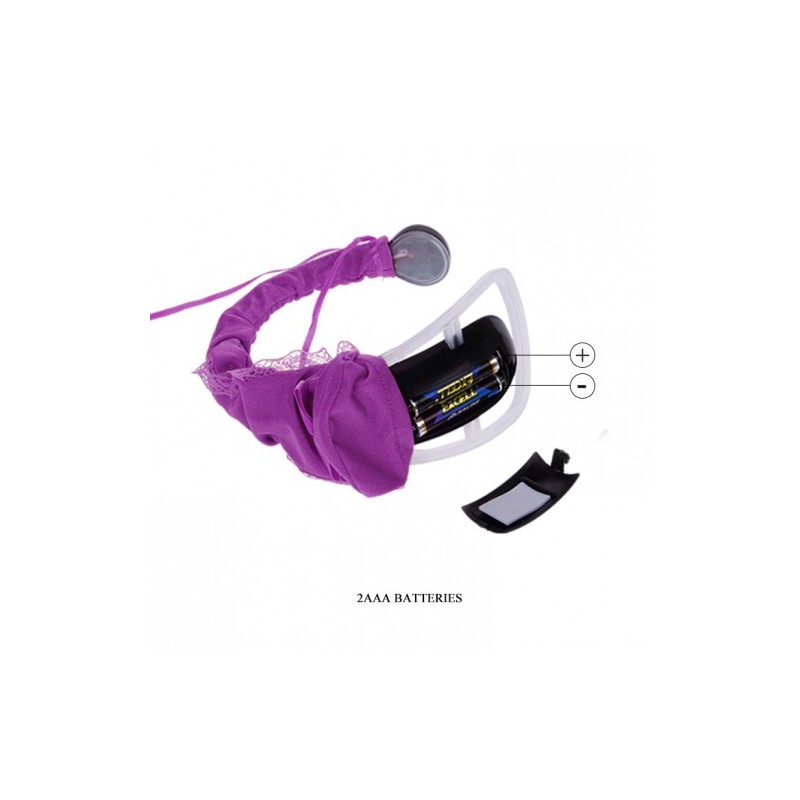 Αμαρτωλό μυστικό στρινγκ με δόνηση και ασύρματο τηλεχειριστήριο