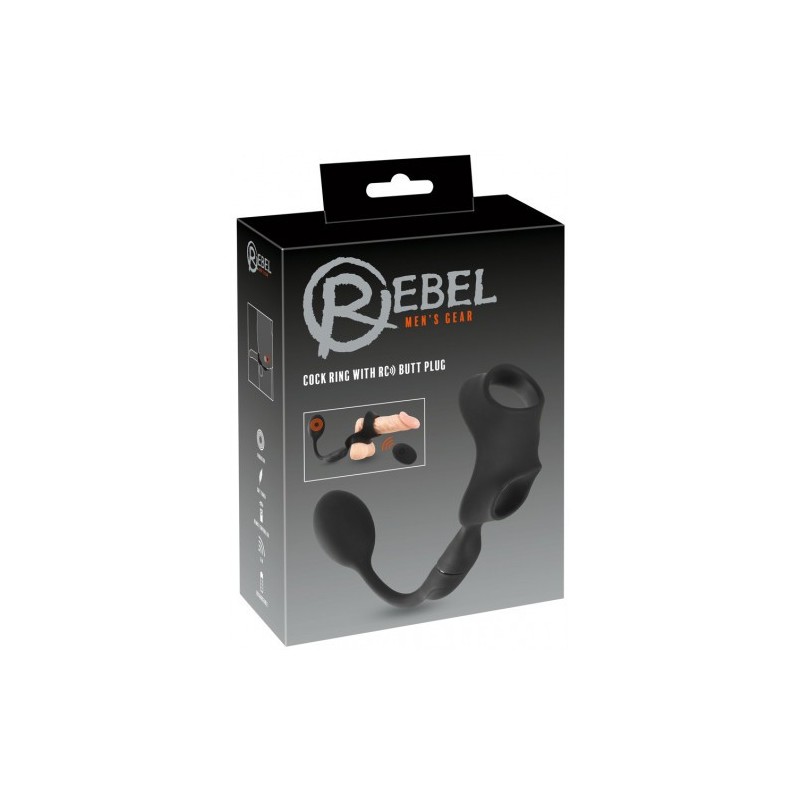 Δαχτυλίδι Πέους με Δονητή Διέγερσης Προστάτη Rebel