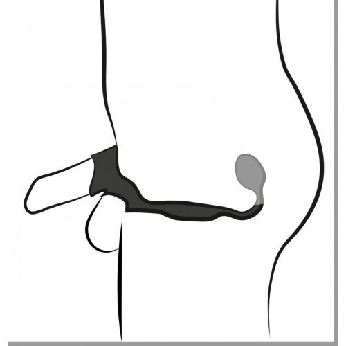 Δαχτυλίδι Πέους με Δονητή Διέγερσης Προστάτη Rebel