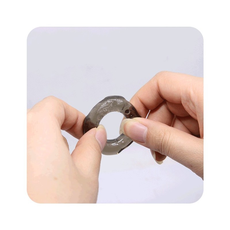 Σετ με τρία ελαστικά εύκαμπτα δαχτυλίδια Στύσης