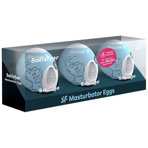 Σετ Satisfyer Αυγών αυνανισμού Savage 3 τμχ