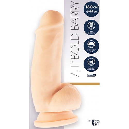 Ντίλντο με όρχεις και βεντούζα Mr. Dixx Bold Barry 18 x Ø 4,9 εκ