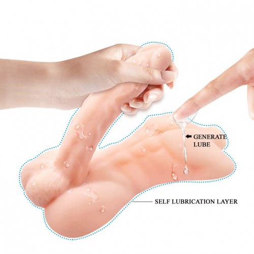 Ρεαλιστικός Ανδρικός Κορμός με Πέος Temptation Bigger Man 19 cm