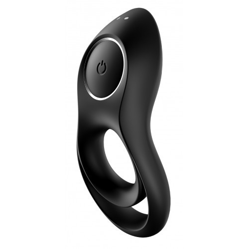 Δονούμενο Δαχτυλίδι Πέους Satisfyer Legendary Duo ΜΑΥΡΟ