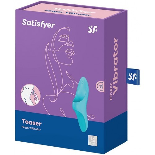 Satisfyer Teaser επαναφορτιζόμενος δονητής δακτύλου Μπλε