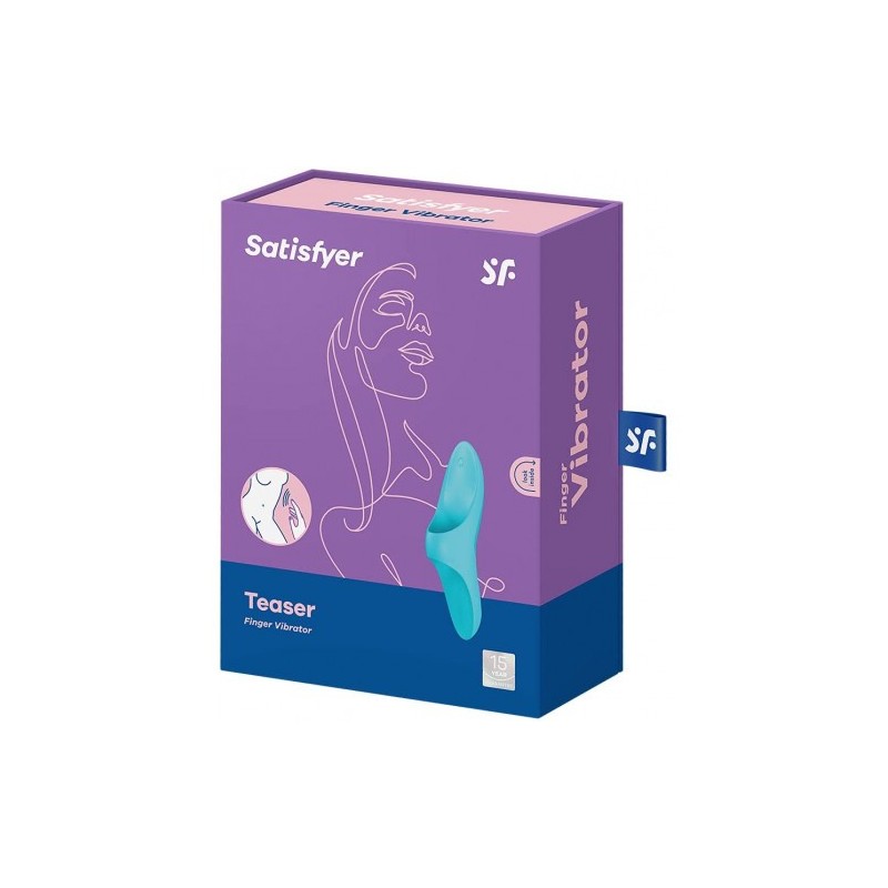 Satisfyer Teaser επαναφορτιζόμενος δονητής δακτύλου Μπλε