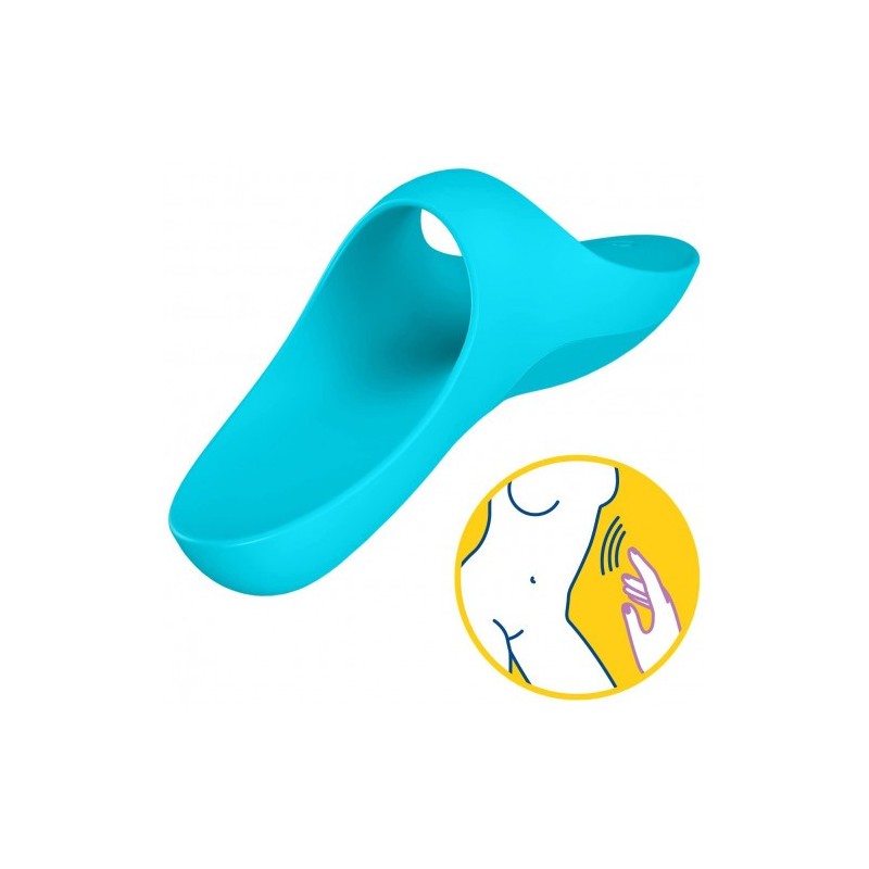Satisfyer Teaser επαναφορτιζόμενος δονητής δακτύλου Μπλε
