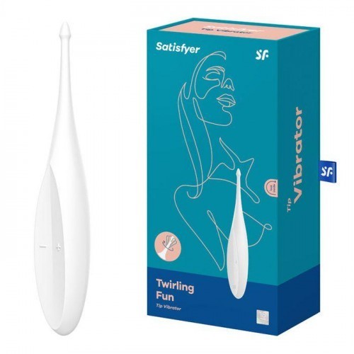Δονητής Κλειτορίδας Satisfyer Twirling Fun ΛΕΥΚΟ