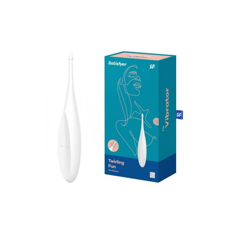 Δονητής Κλειτορίδας Satisfyer Twirling Fun ΛΕΥΚΟ