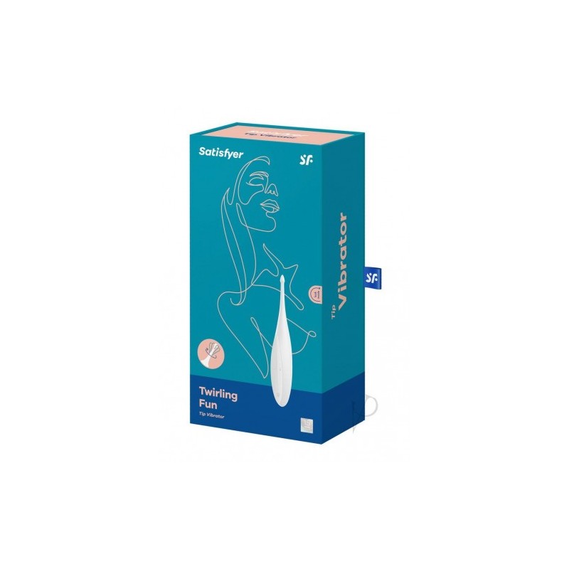 Δονητής Κλειτορίδας Satisfyer Twirling Fun ΛΕΥΚΟ