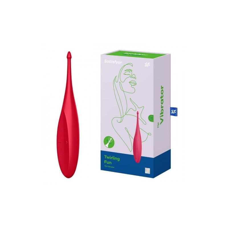 Δονητής Κλειτορίδας Satisfyer Twirling Fun ΚΟΚΚΙΝΟ