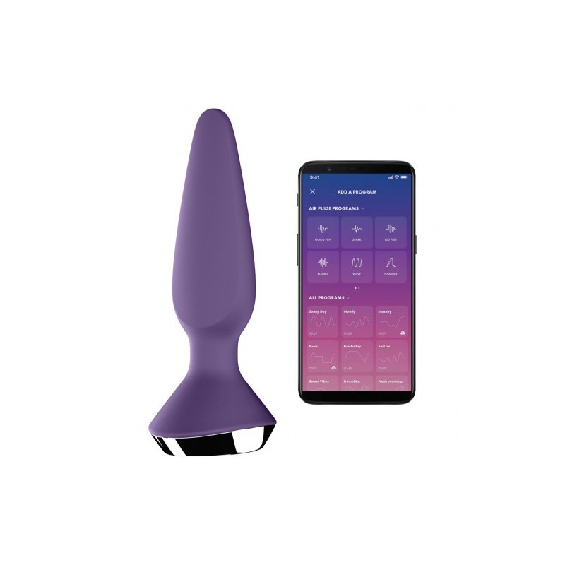 Πρωκτική Σφήνα με Δόνηση Satisfyer PLUG-ILICIOUS 1 ΜΩΒ