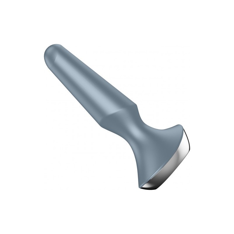 Πρωκτική Σφήνα με Δόνηση Satisfyer PLUG-ILICIOUS 2 ΓΚΡΙΖΟ