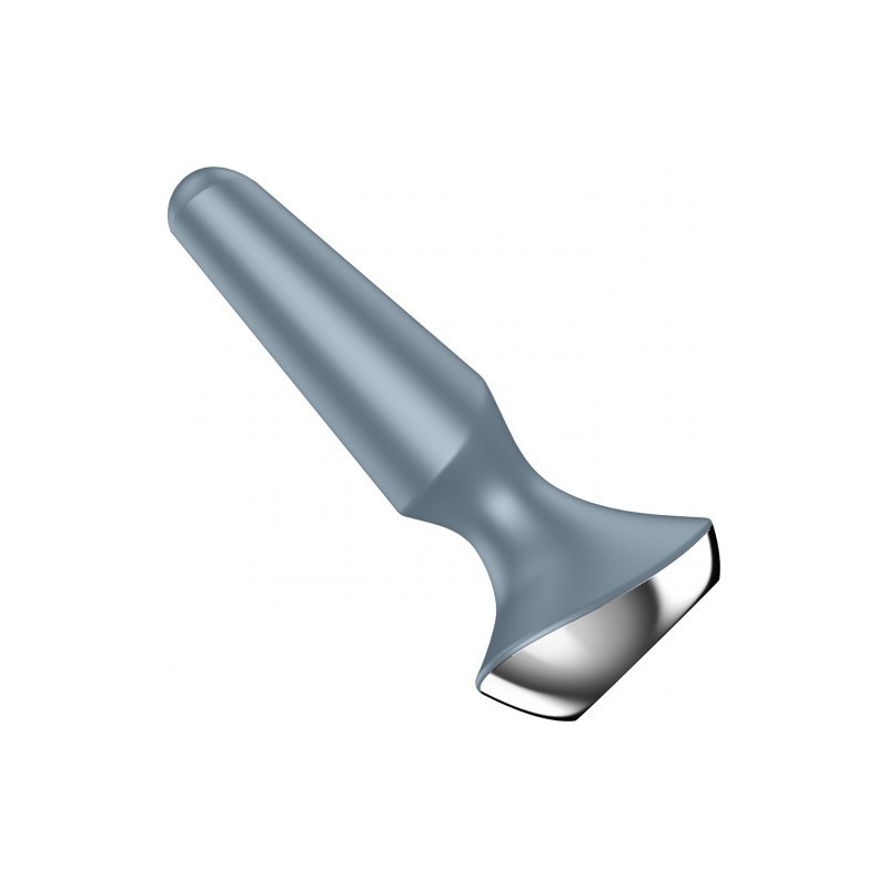 Πρωκτική Σφήνα με Δόνηση Satisfyer PLUG-ILICIOUS 2 ΓΚΡΙΖΟ