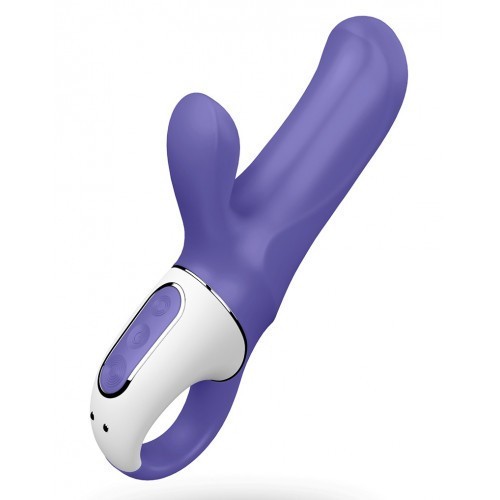 TESTER Satisfyer Magic Bunny Purple vibrator 18 cm