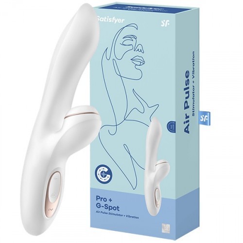 TESTER SATISFYER PRO+ G-Spot Rabbit White Vibrator