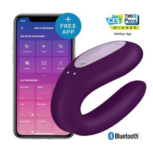 TESTER Satisfyer Double Joy Violet