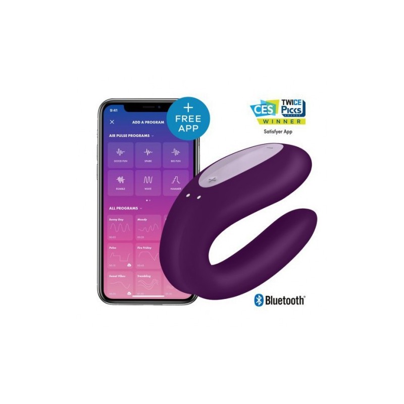 TESTER Satisfyer Double Joy Violet