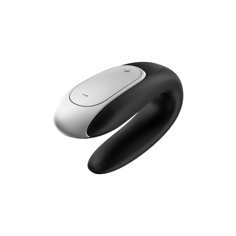 Δονητής ζευγαριών Satisfyer Double Fun ΜΑΥΡΟ