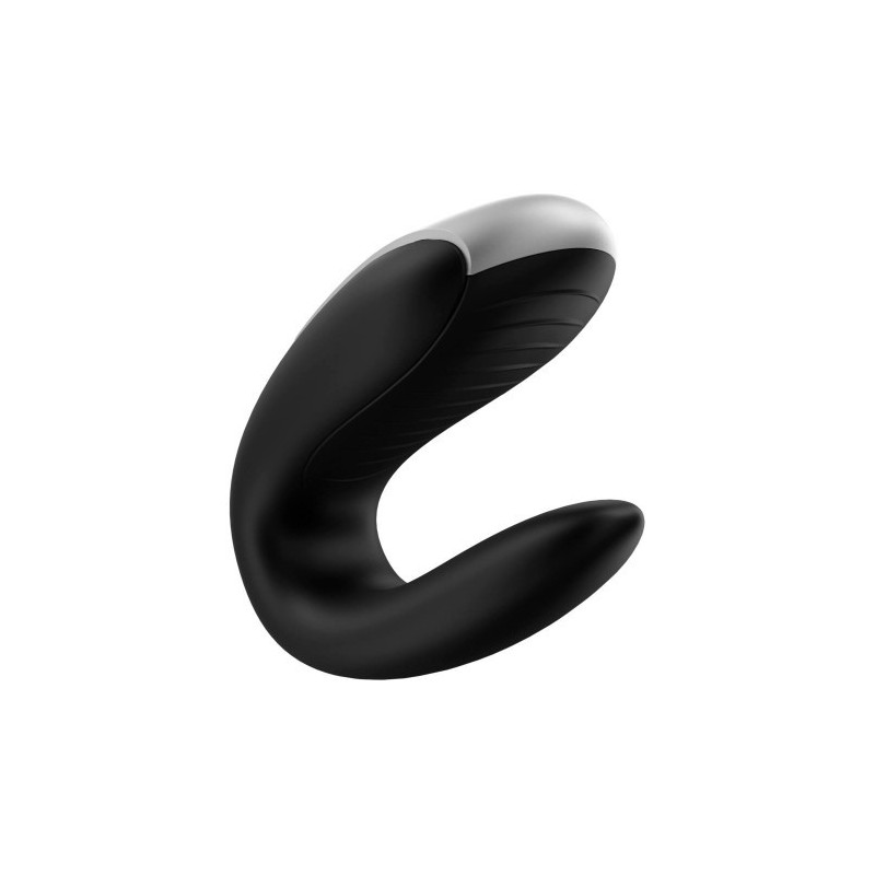 Δονητής ζευγαριών Satisfyer Double Fun ΜΑΥΡΟ