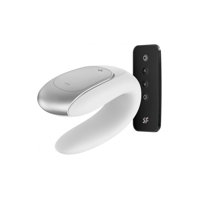 Δονητής ζευγαριών Satisfyer Double Fun ΛΕΥΚΟ