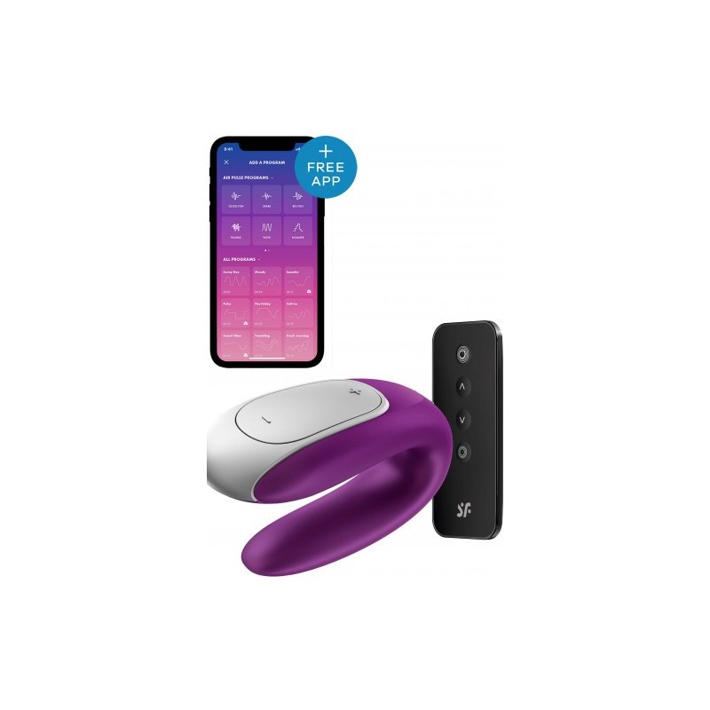 Δονητής ζευγαριών Satisfyer Double Fun Βιολετί