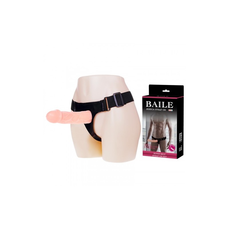 Unisex Στραπόν και Αφαιρούμενο Ντίλντο με οπή 15εκ