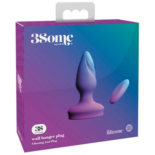 3Some Wall Banger Rechargeable Butt Plug with Suction Cup
