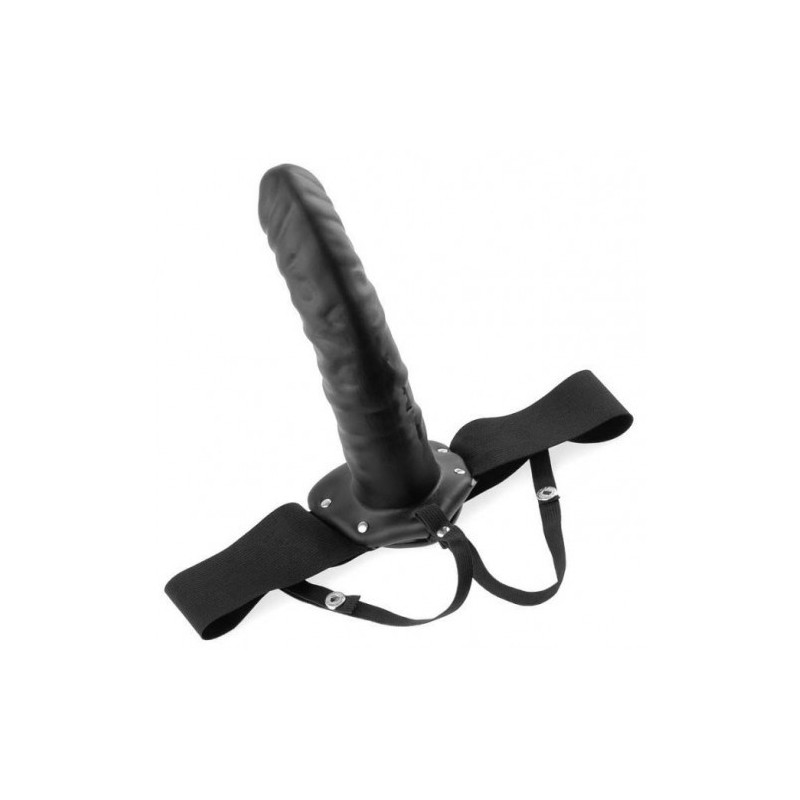 Fetish Fantasy 8 inch Hollow Strap-On Black