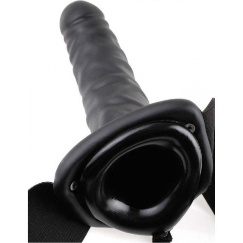 Fetish Fantasy 8 inch Hollow Strap-On Black