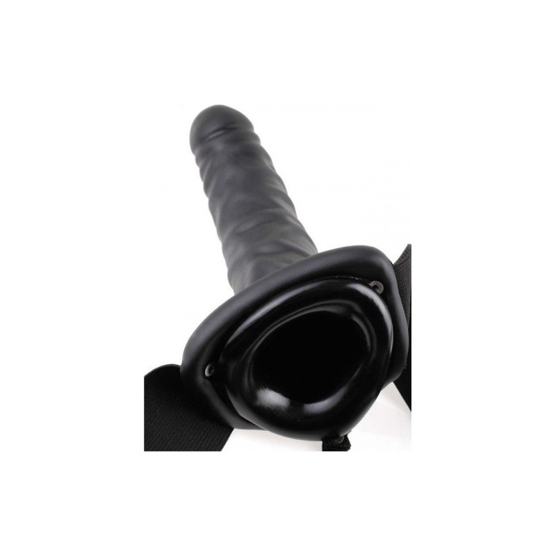 Fetish Fantasy 8 inch Hollow Strap-On Black