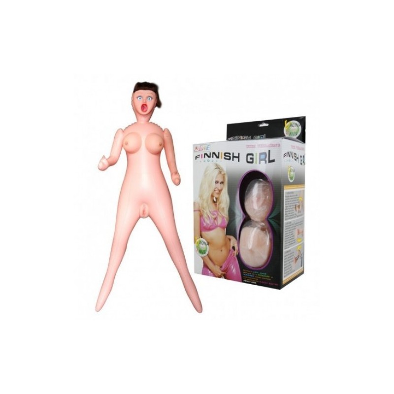 Φουσκωτή Κούκλα Σεξ με Δόνηση και Φωνή