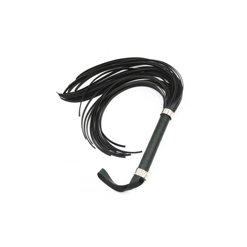 Δερμάτινο Μαύρο Μαστίγιο Gladiator Naughty Toys 63 εκ