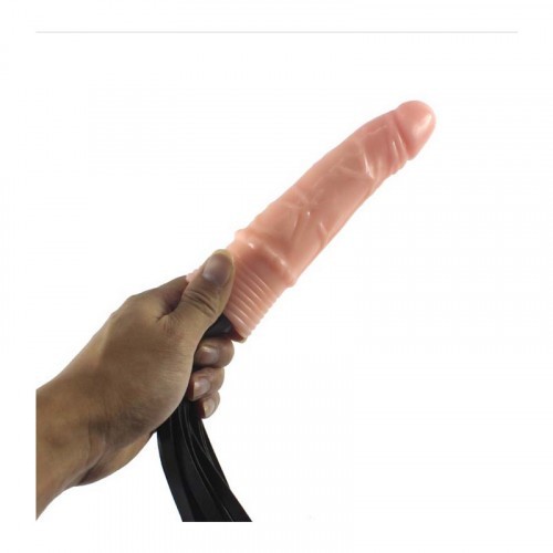 Μαστίγιο με λαβή Πέος Ντίλντο και με δερμάτινα λουρία Naughty Toys