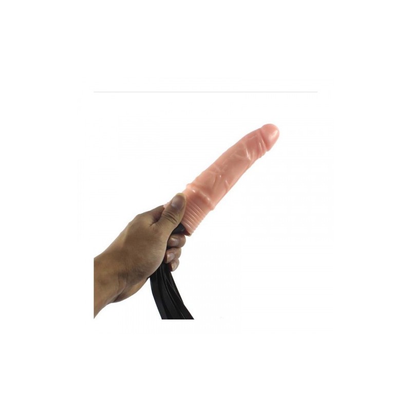 Μαστίγιο με λαβή Πέος Ντίλντο και με δερμάτινα λουρία Naughty Toys