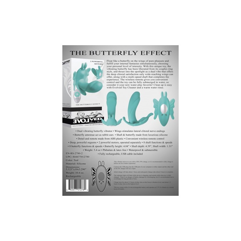 Τηλεχειριζόμενος Επαναφορτιζόμενος Δονητής Πεταλούδα