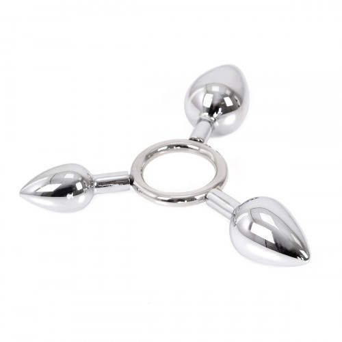 Train and prepare Triple O Anal Plugs Ring