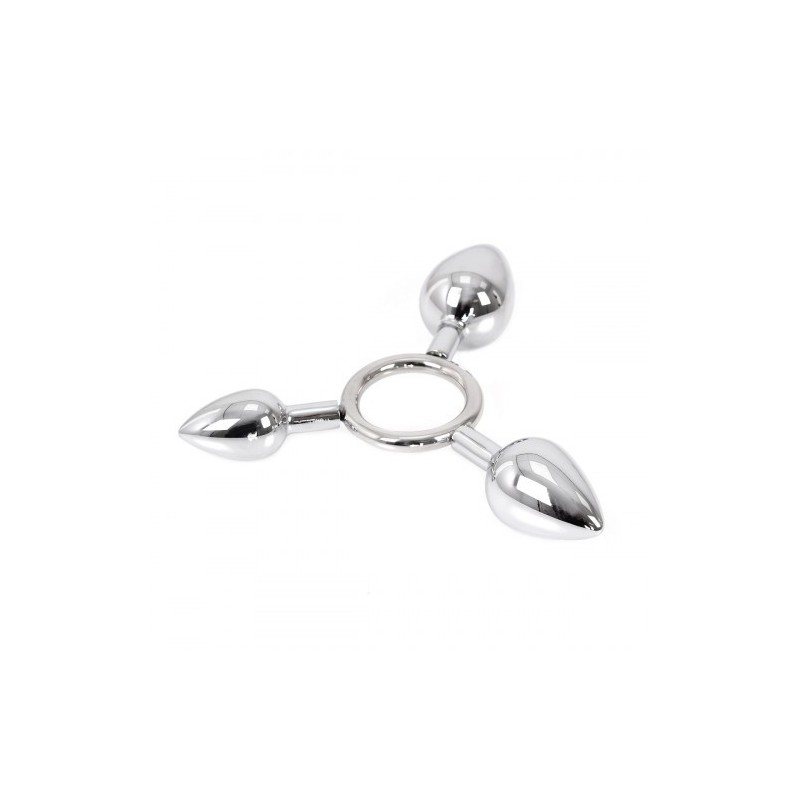 Train and prepare Triple O Anal Plugs Ring