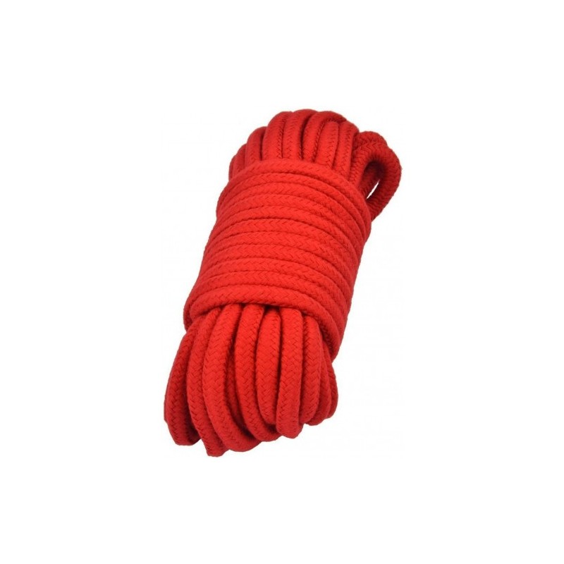 Naughty Toys ΚΟΚΚΙΝΟ Βαμβακερό BDSM Σχοινί 20 ΜΕΤΡΑ