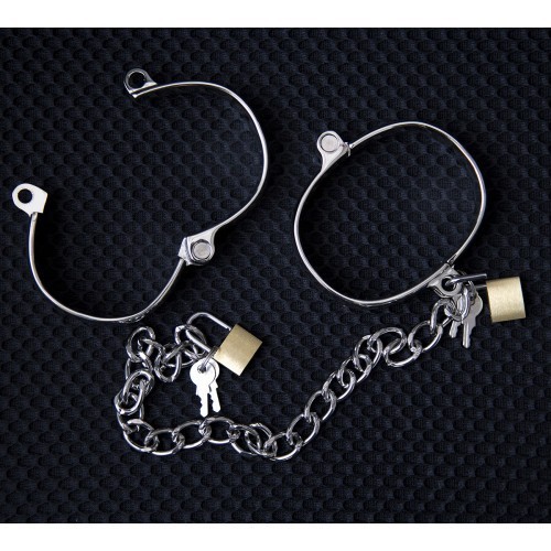 EXTRA LARGE Metal Wrisat and Ankle Cuffs 9.2 X 7.3cm