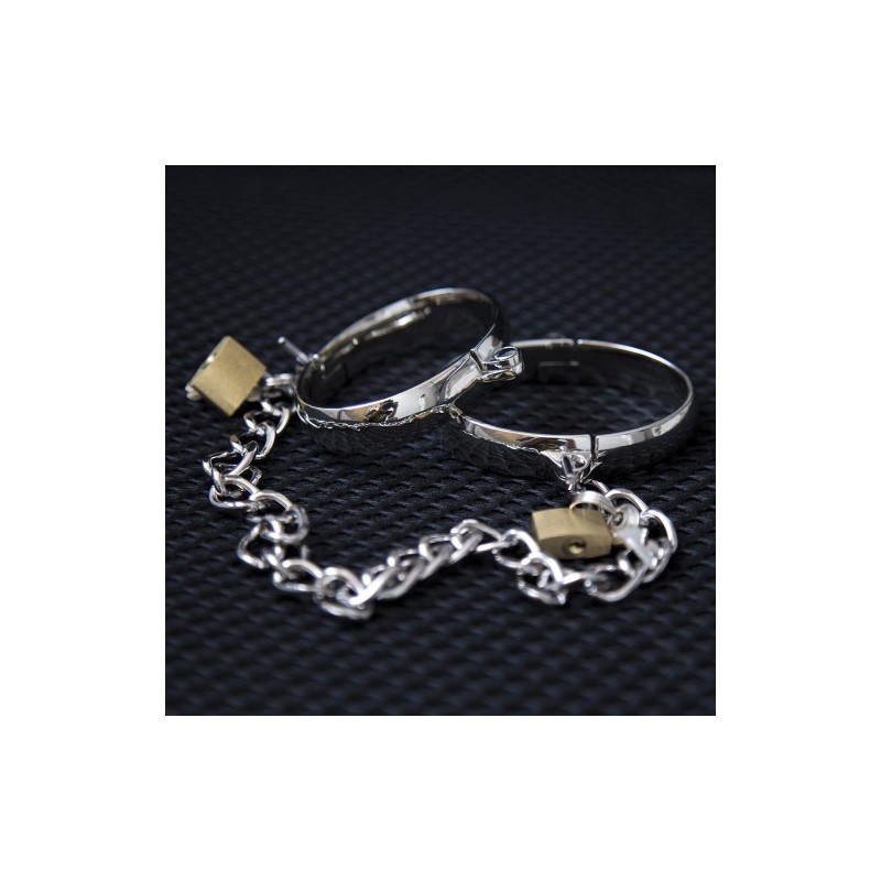 SMALL Metal Handcuffs or Ankle Cuffs 5.5 X 4.5cm