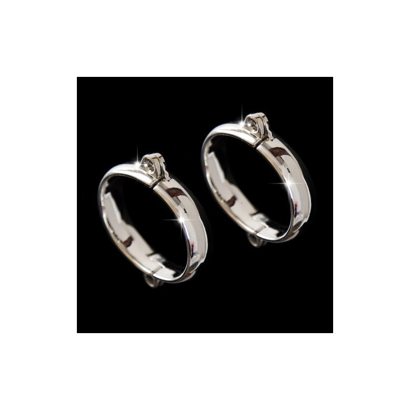 MEDIUM Metal Handcuffs or Ankle Cuffs 7 X 5cm